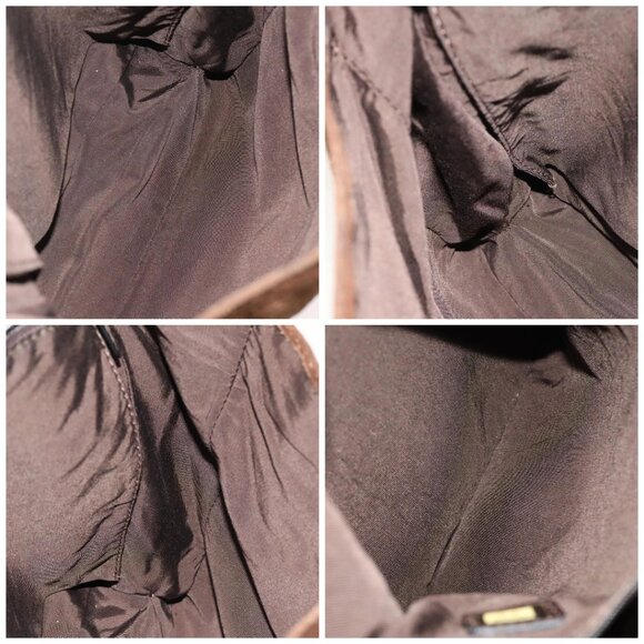 CHANEL Shoulder Bag Suede Brown CC Auth BA4603 - Picture 15 of 16